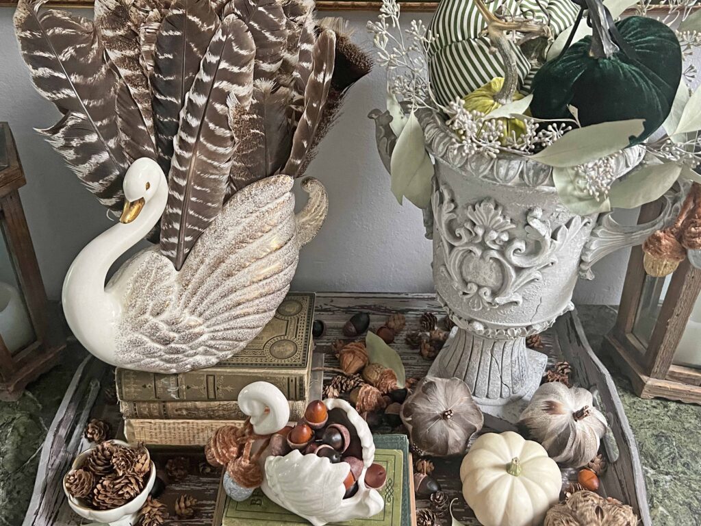swan fall decor