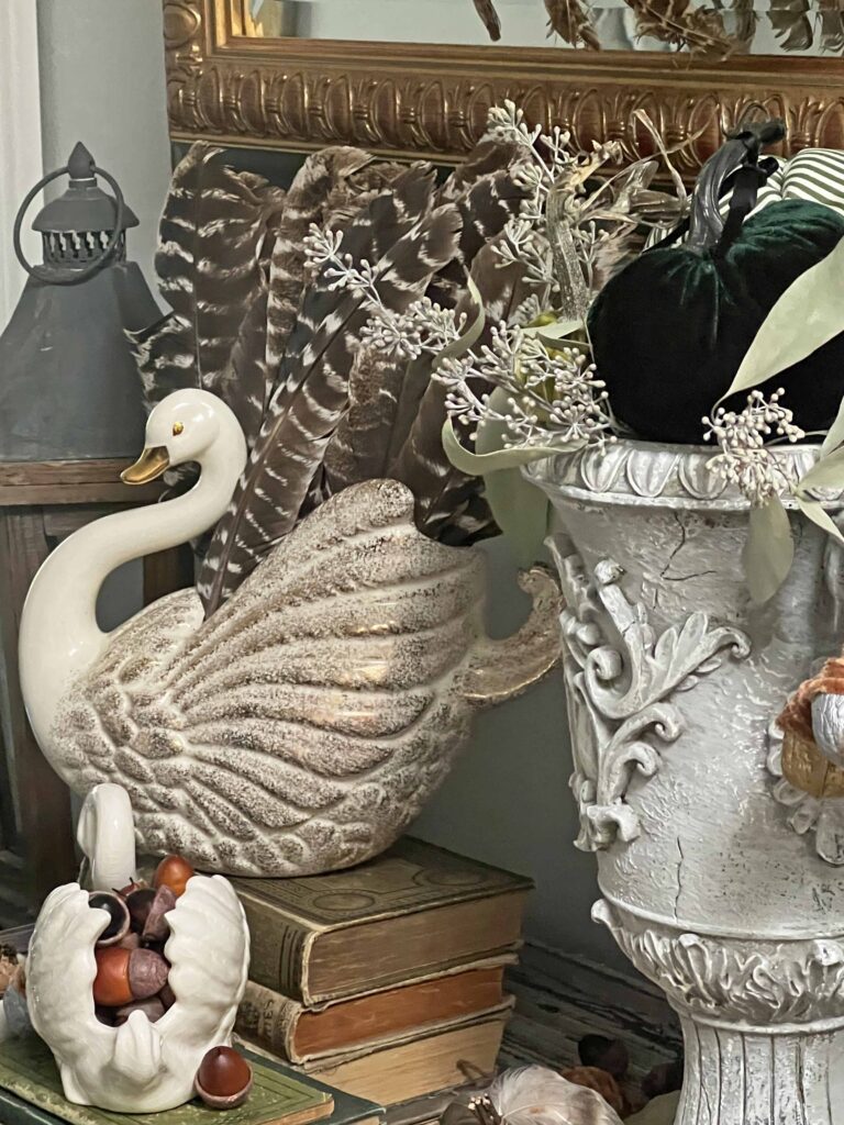 swan fall decor