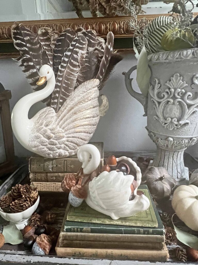 swan fall decor