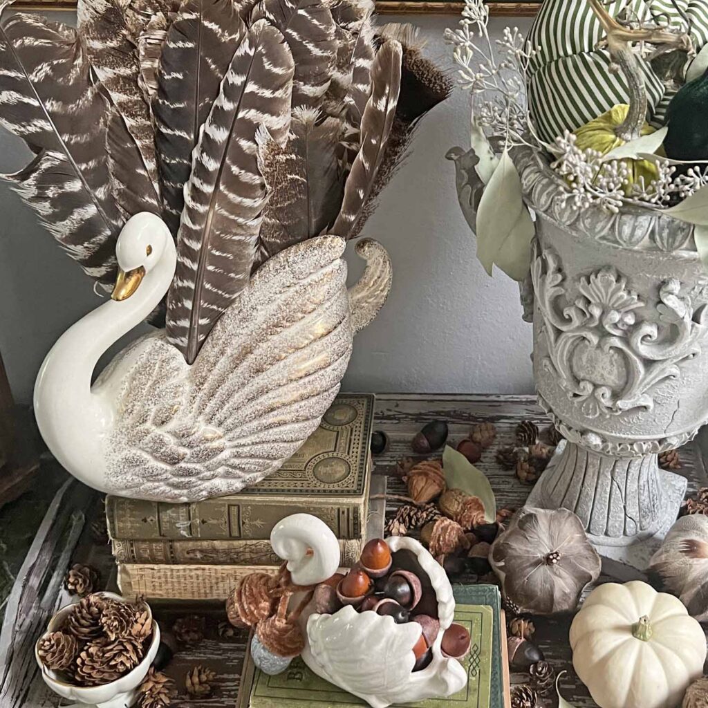 swan fall decor