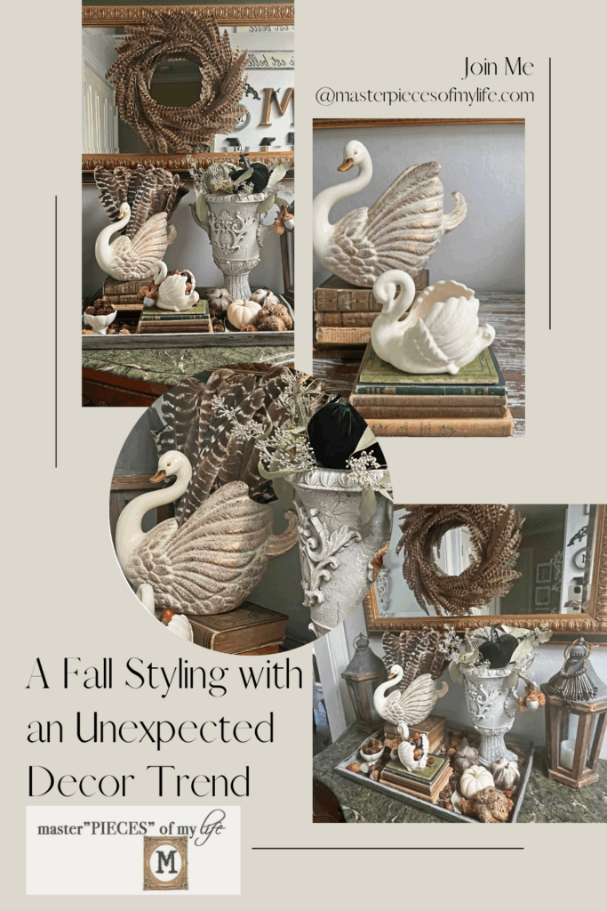 swan fall decor Pinterest