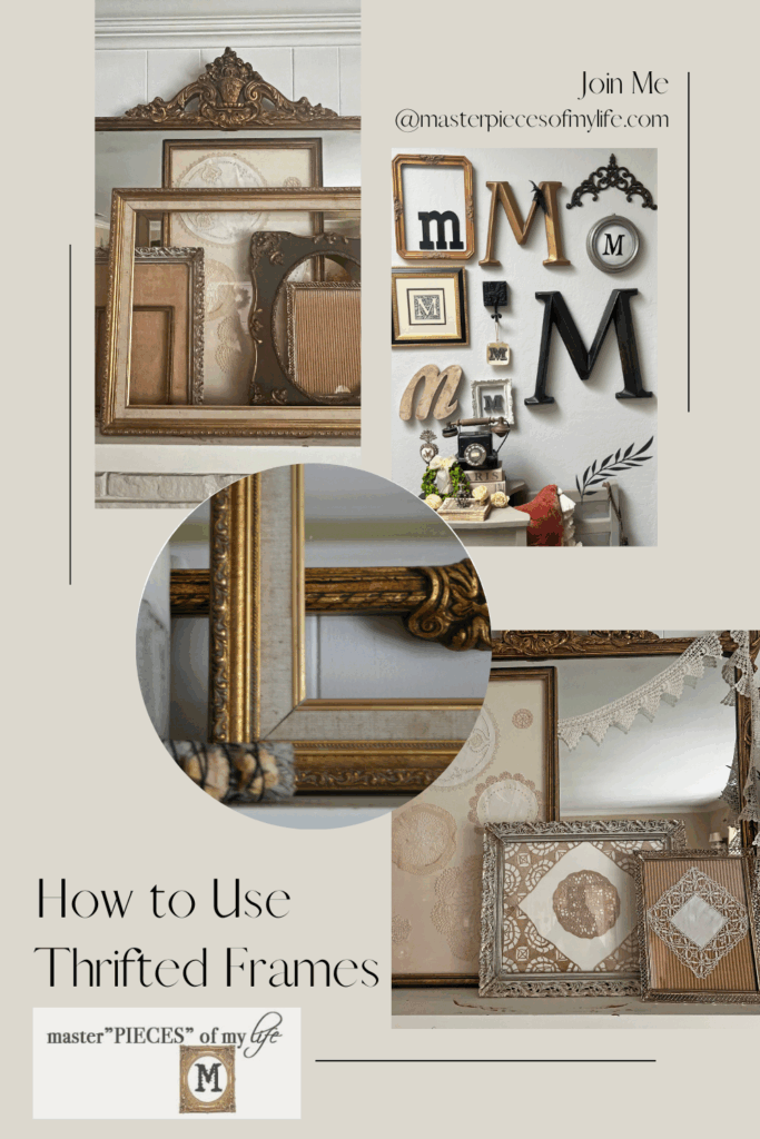 thrifted frames Pinterest