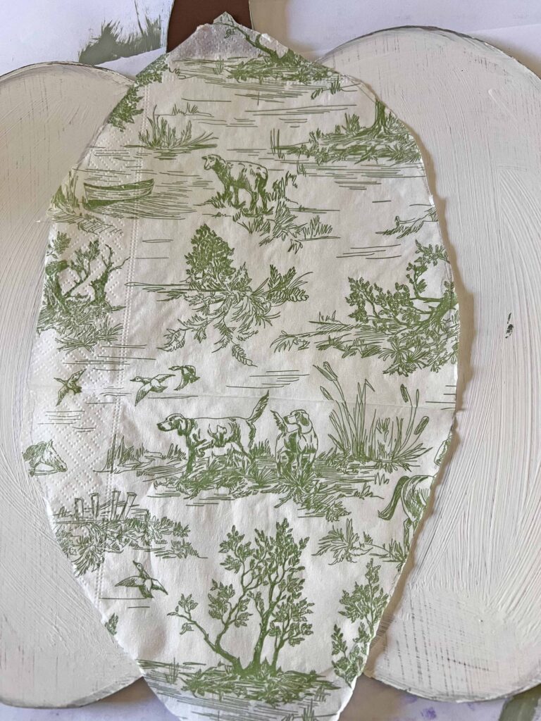 toilet decoupaged DT pumpkin sign