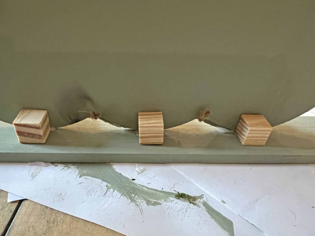 toile decoupaged DT pumpkin sign