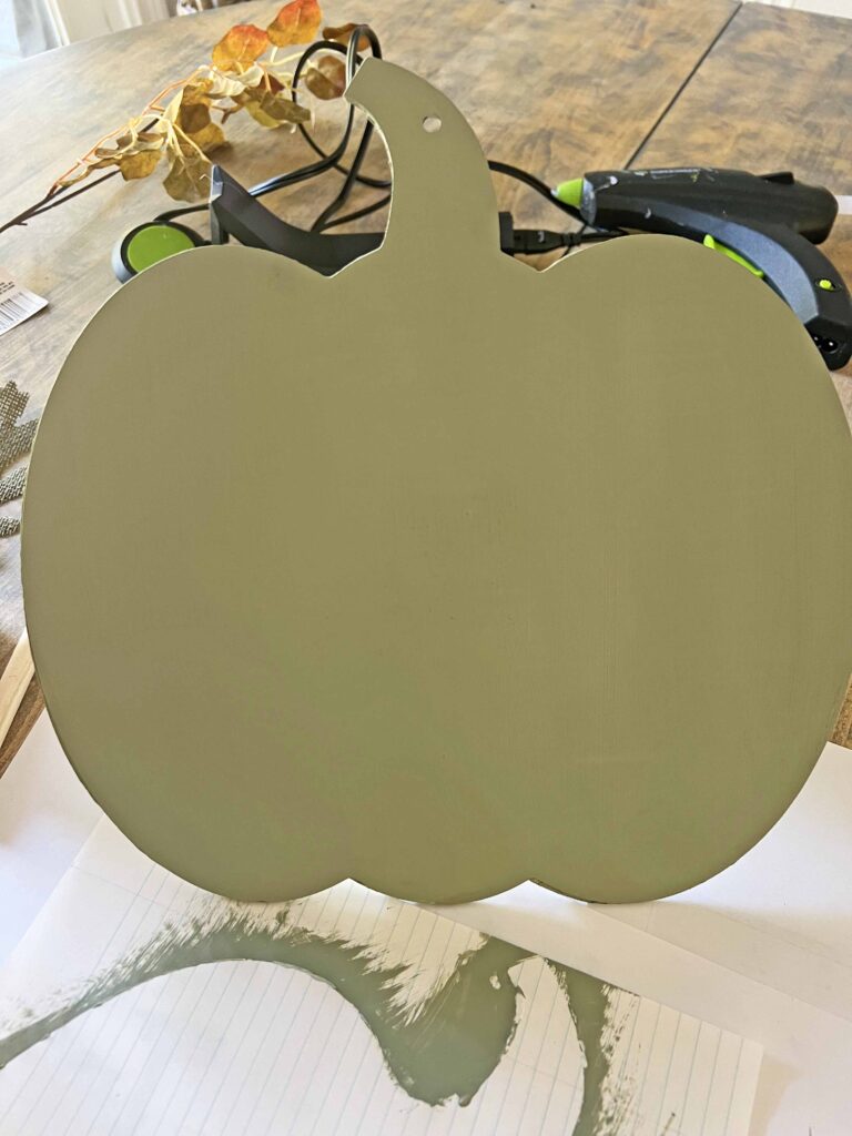 toilet decoupaged DT pumpkin sign