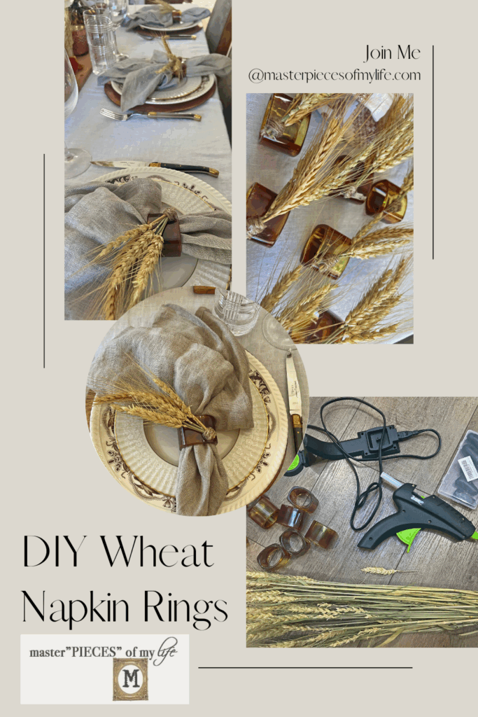 wheat napkin ring DIY Pinterest