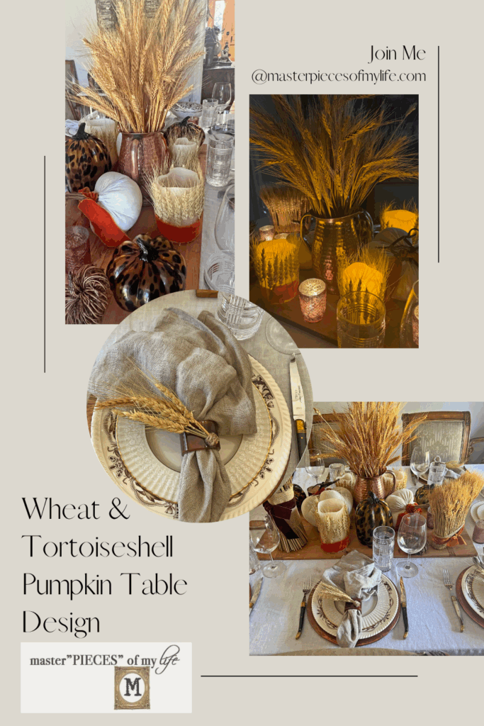 wheat tortoiseshell table design Pinterest