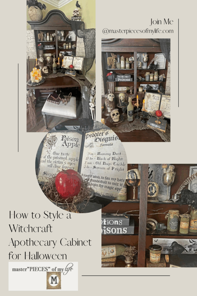 witchcraft apothecary cabinet Pinterest