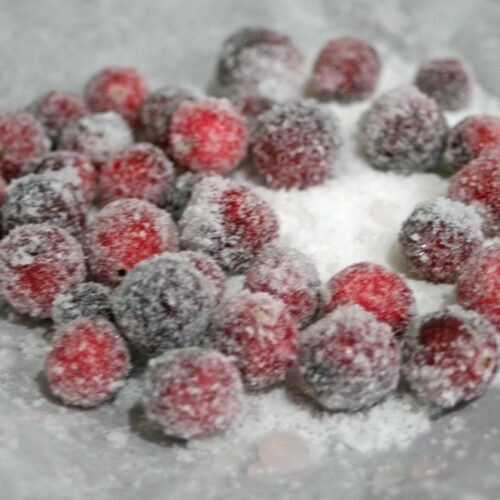 sugared cranberries recipe