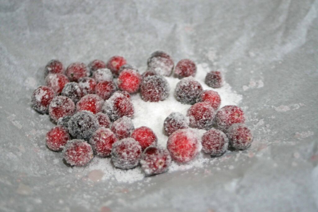 sugared cranberries recipe