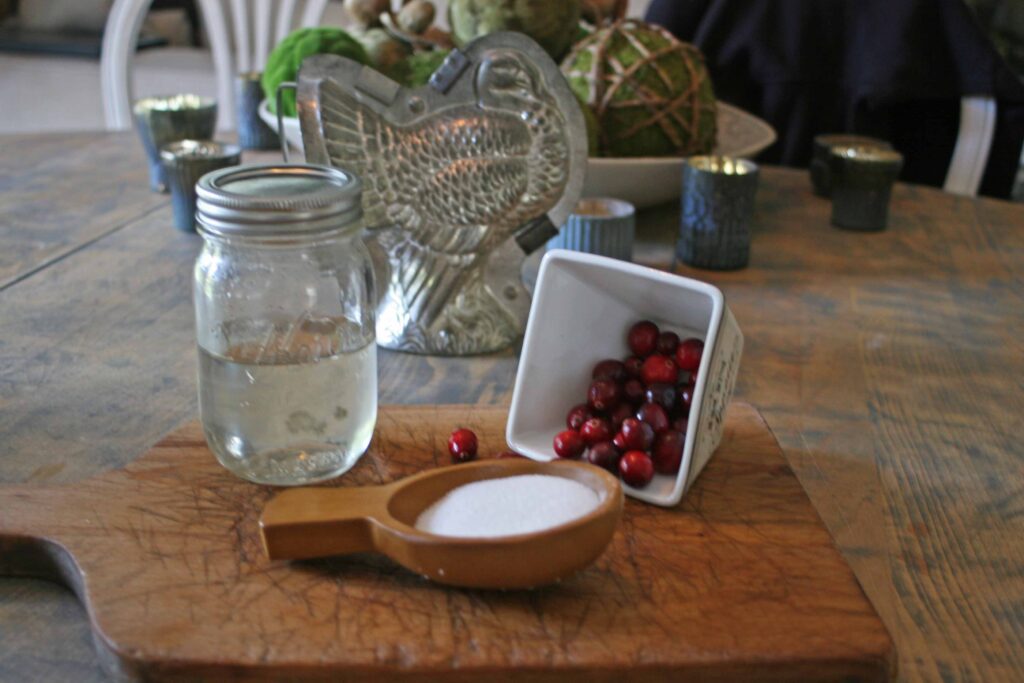 sugared cranberries recipe