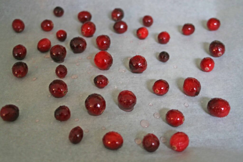 sugared cranberries recipe