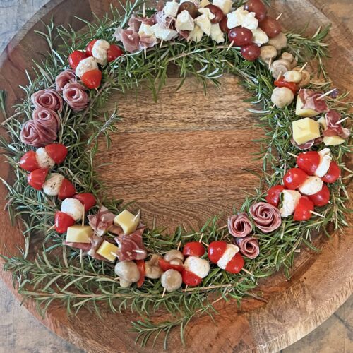 fabulous charcuterie edible wreath