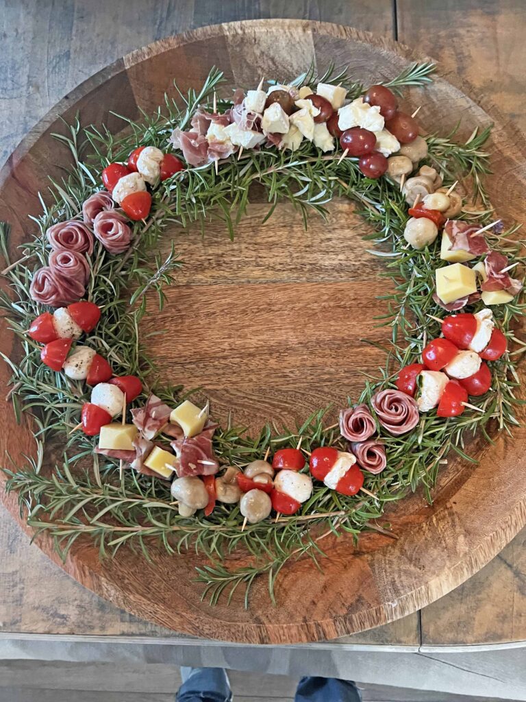 fabulous charcuterie edible wreath