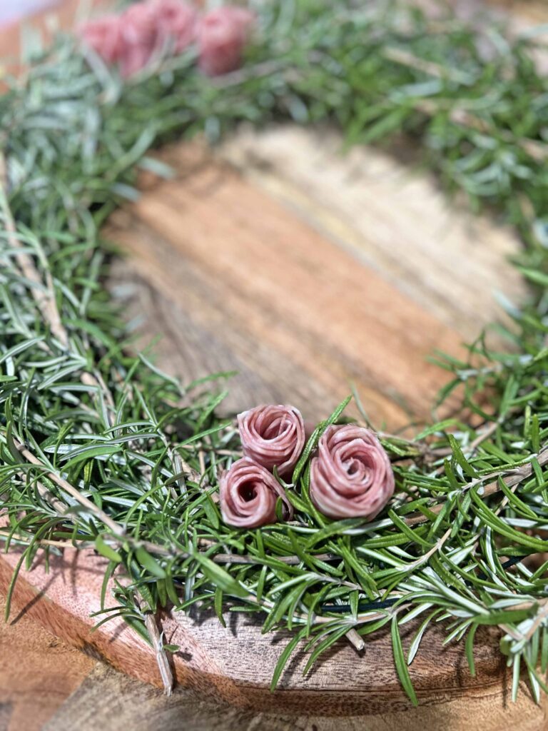 fabulous charcuterie edible wreath