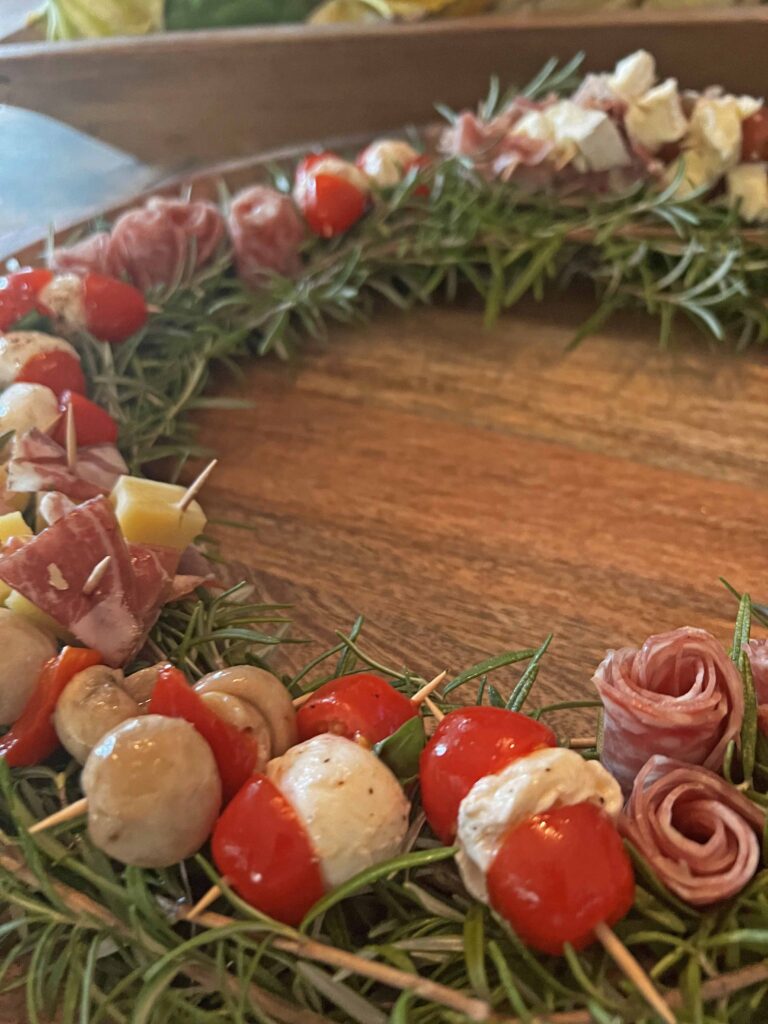 fabulous charcuterie edible wreath