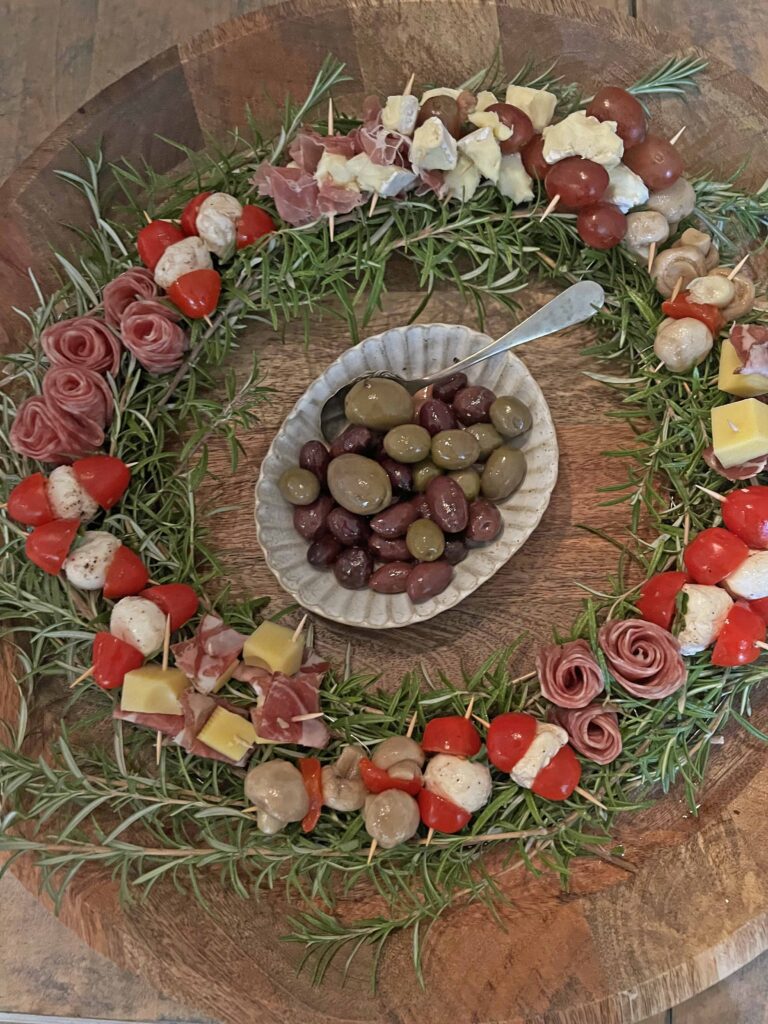 fabulous charcuterie edible wreath