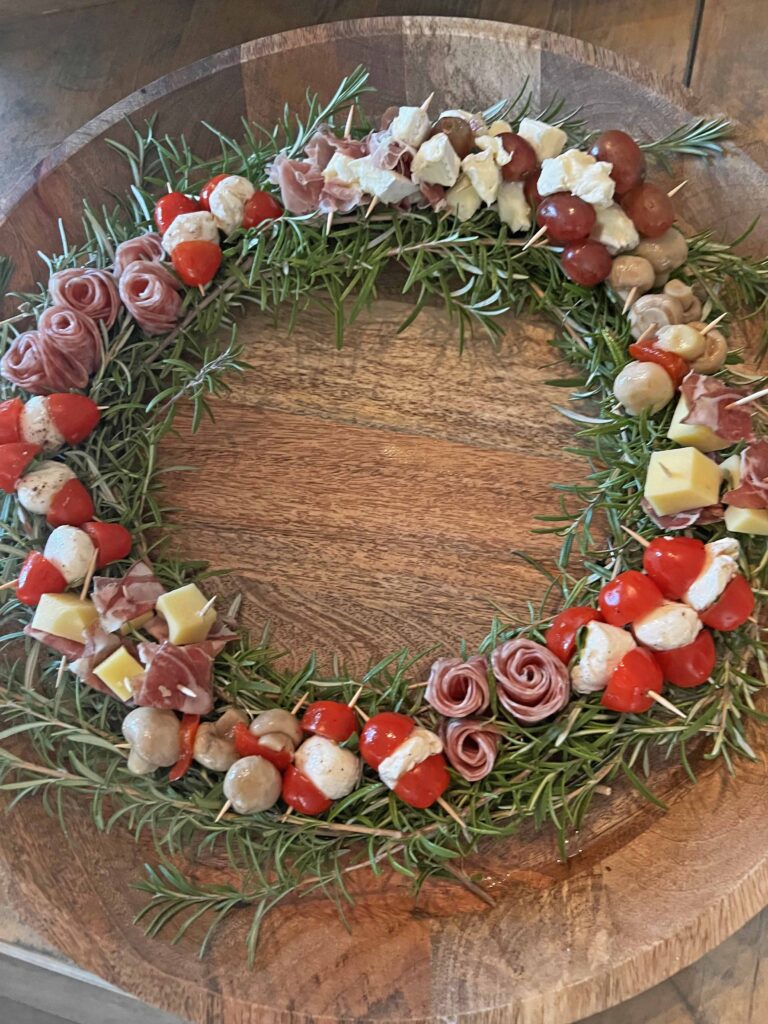 fabulous charcuterie edible wreath