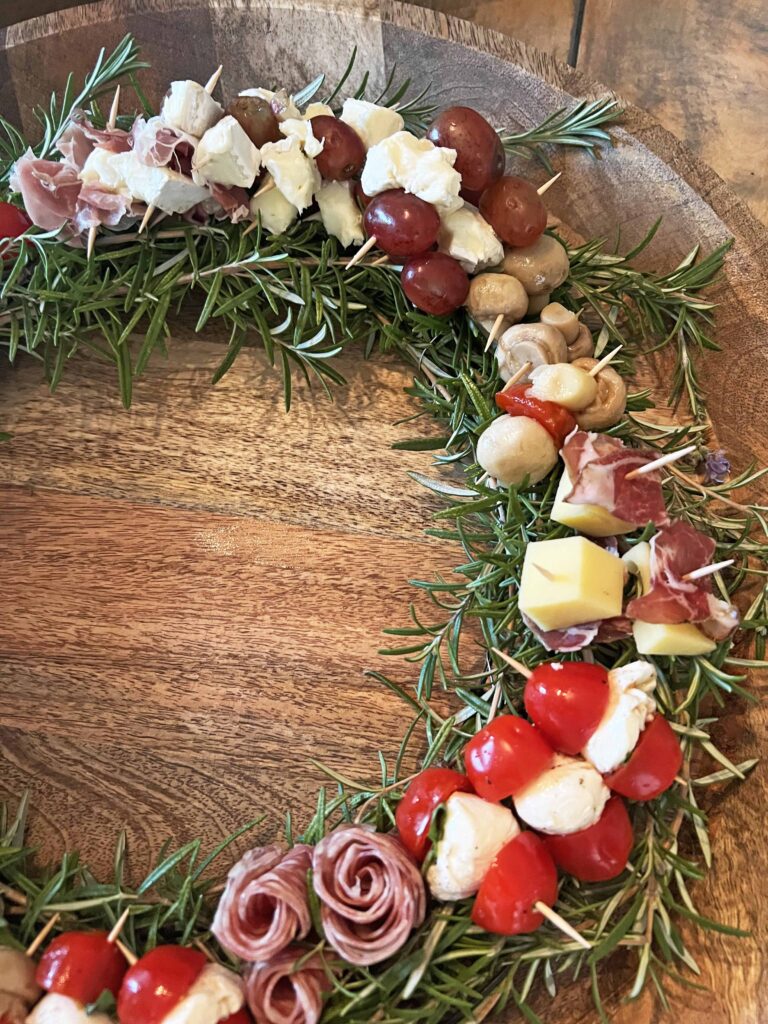 fabulous charcuterie edible wreath