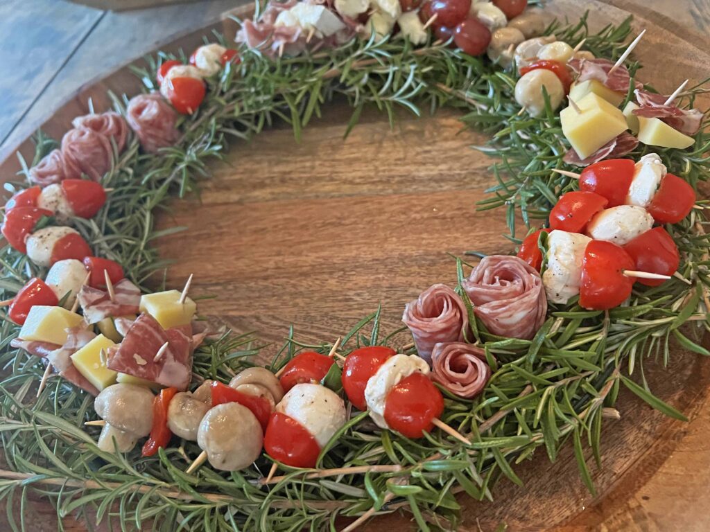 fabulous charcuterie edible wreath