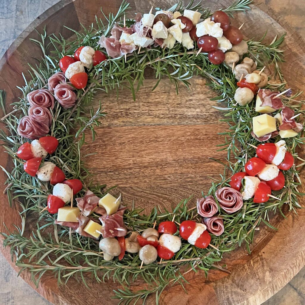 fabulous charcuterie edible wreath