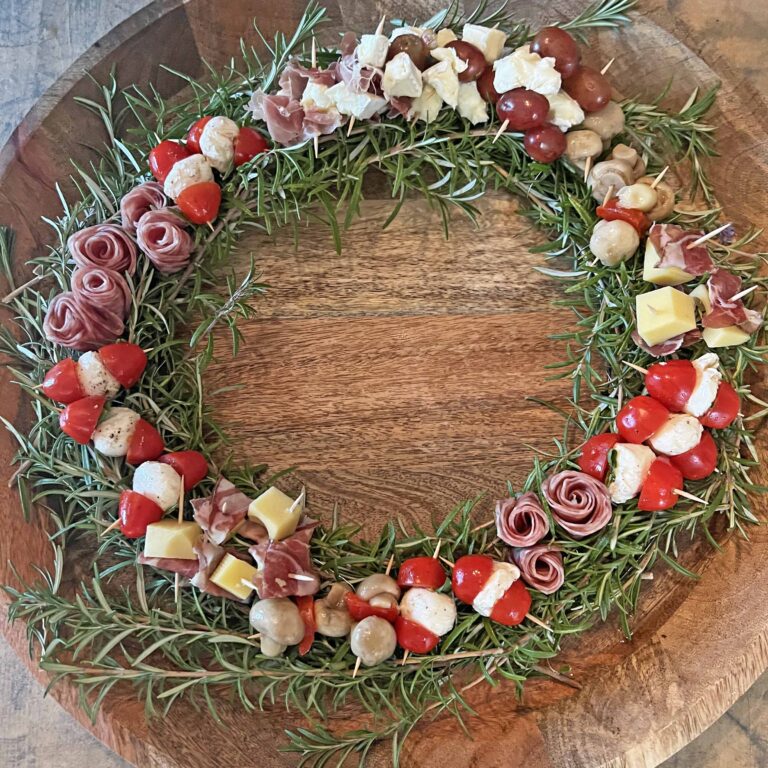 How to Make a Fabulous Charcuterie Edible Wreath
