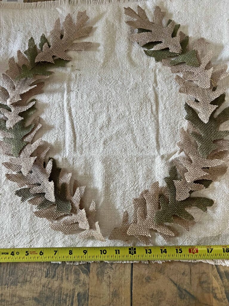 no sew laurel wreath pillow DIY