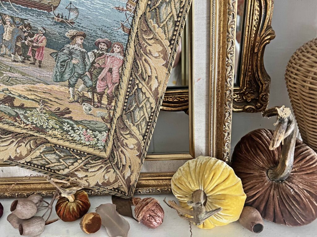 Thanksgiving Traditional Mantel Decor