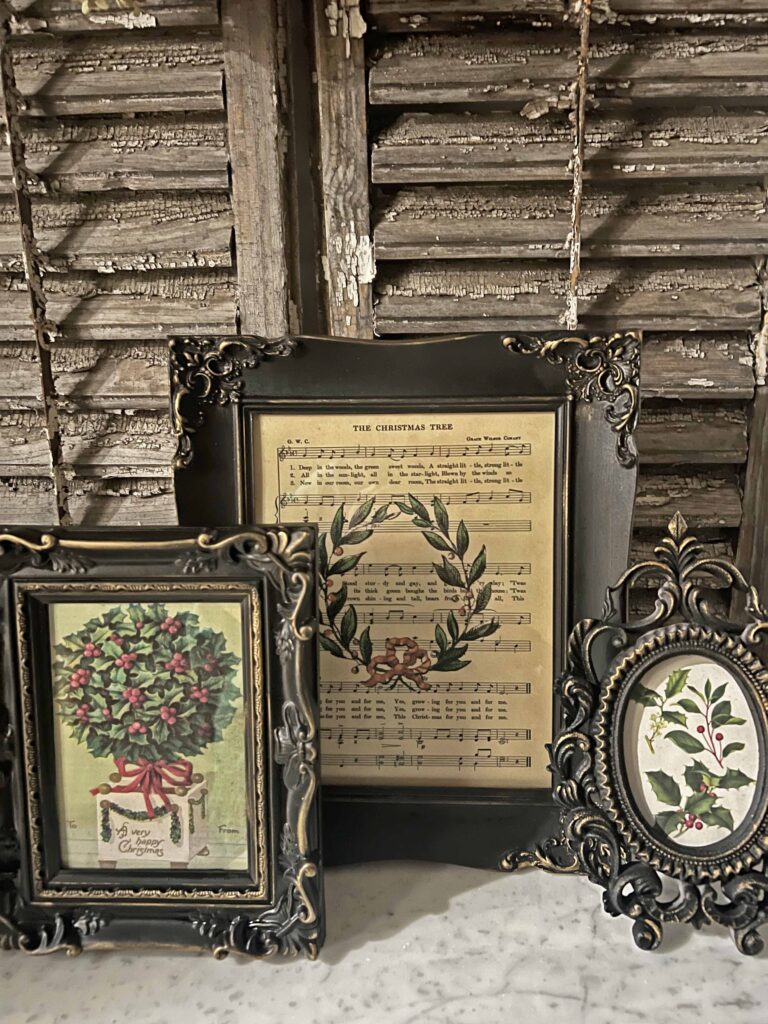 thrifting for Christmas Decor