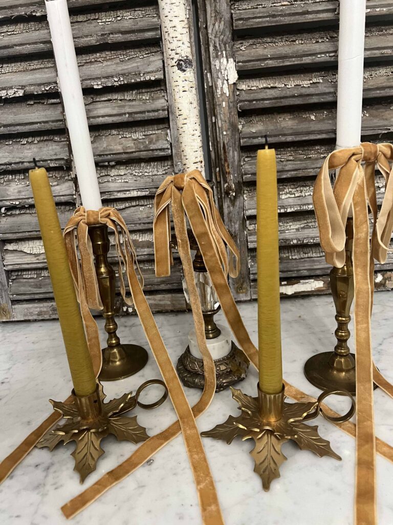 thrifting for Christmas Decor