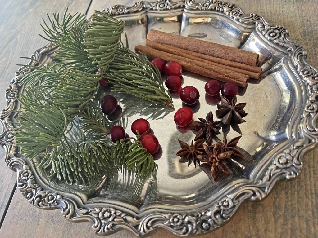 Christmas candle DIY