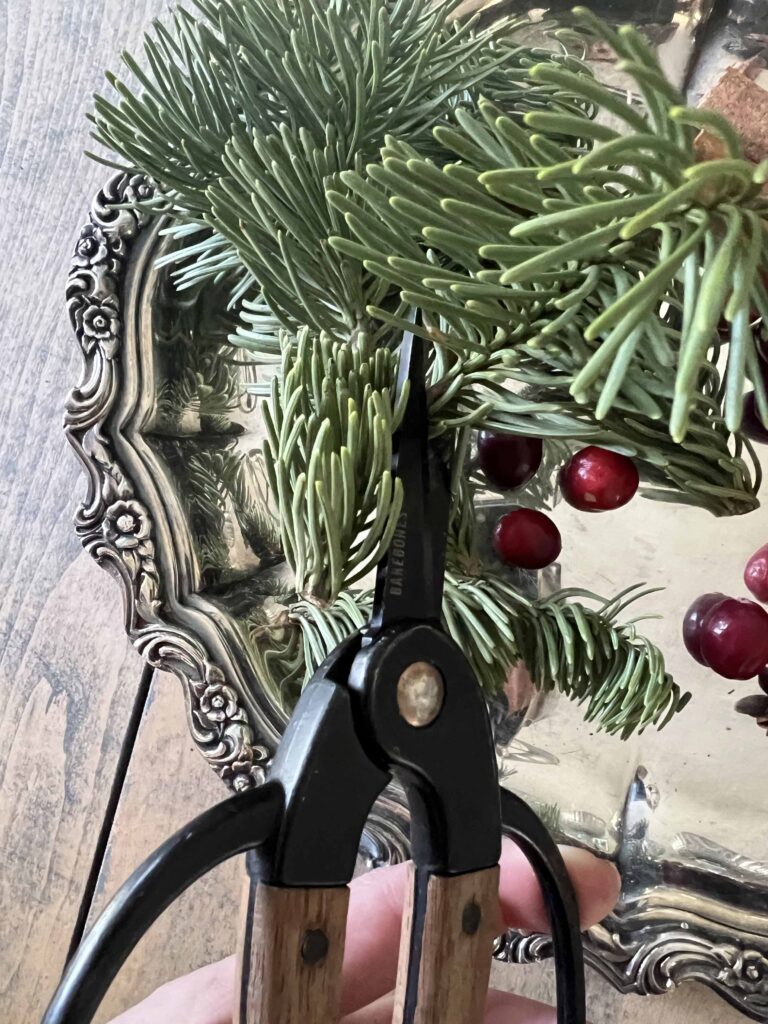 Christmas candle DIY