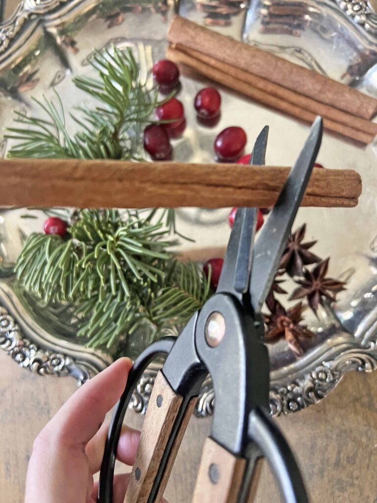 Christmas candle DIY