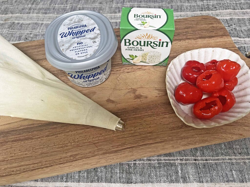 silky stuffed cherry peppers recipe