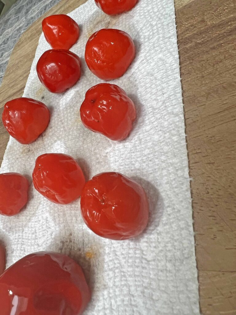 silky stuffed cherry peppers recipe