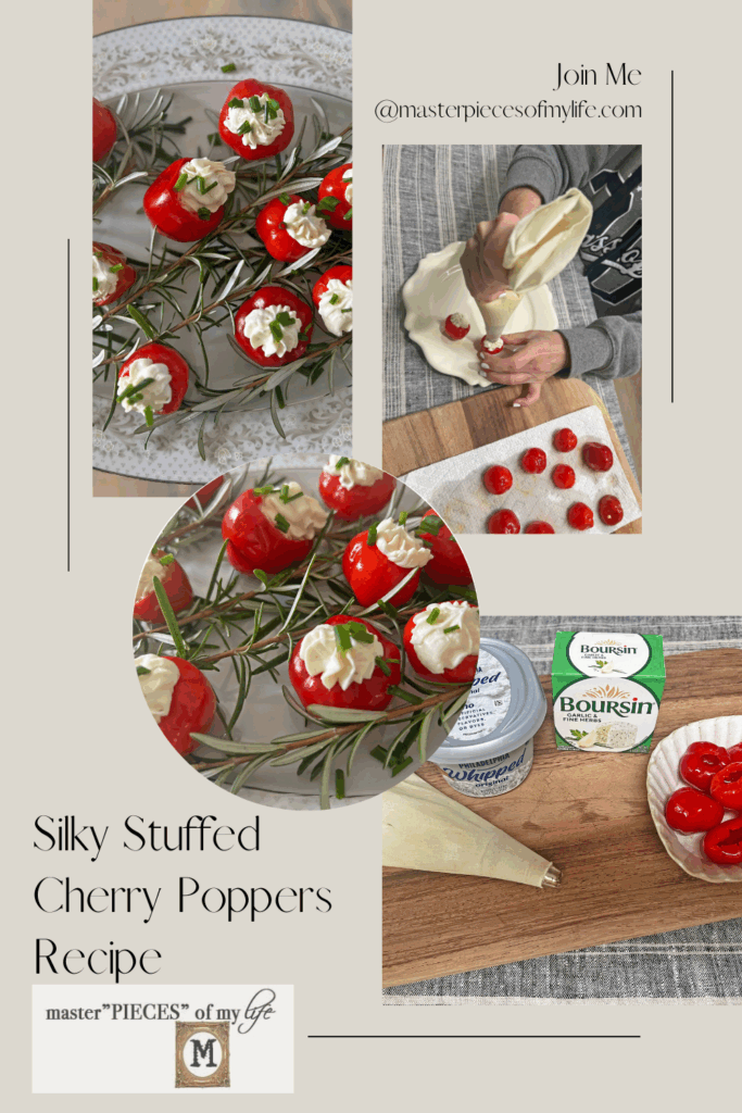 silky stuffed cherry peppers recipe Pinterest