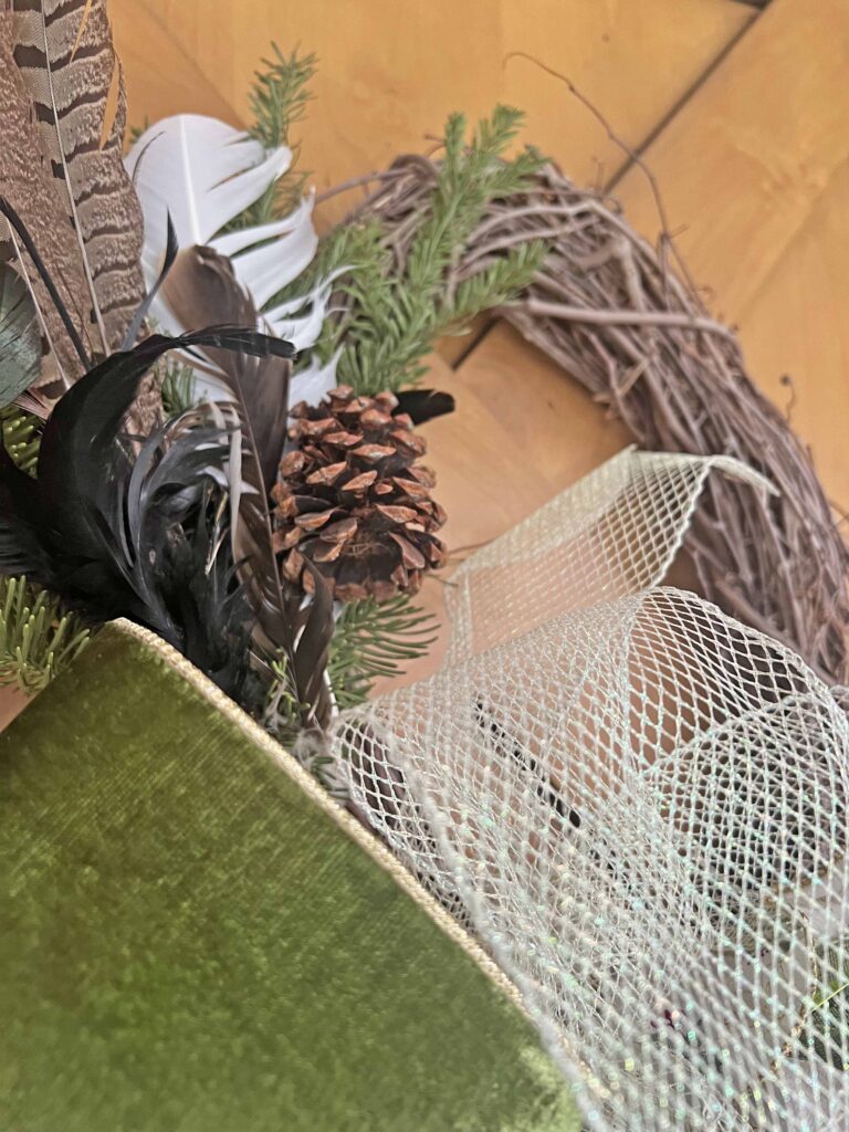 Christmas rustic wreath DIY