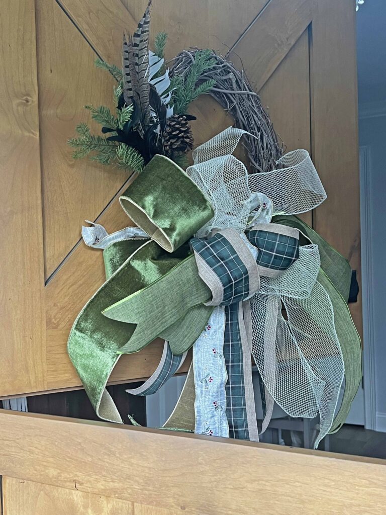 Christmas rustic wreath DIY