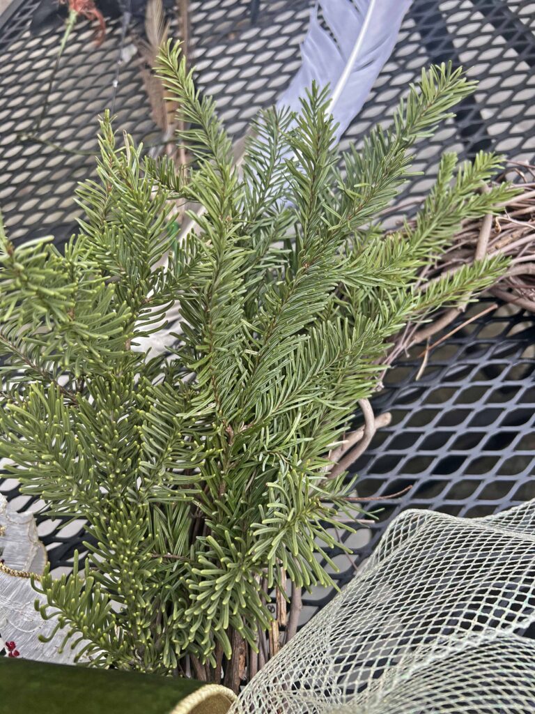 Christmas rustic wreath DIY