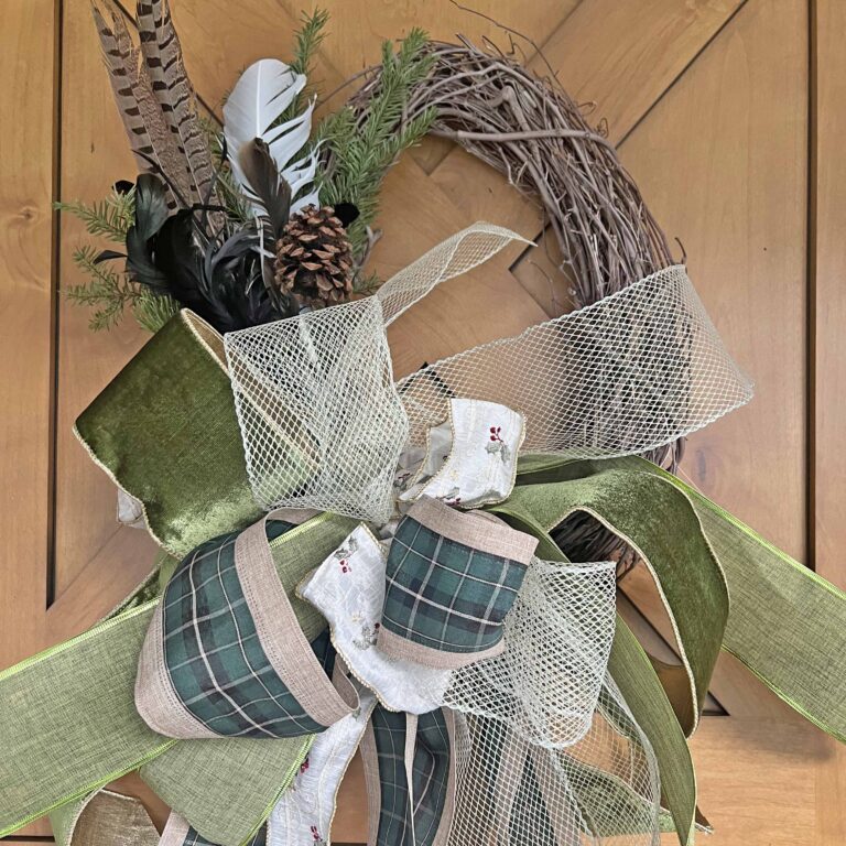 Rustic Christmas Wreath – a Simple DIY