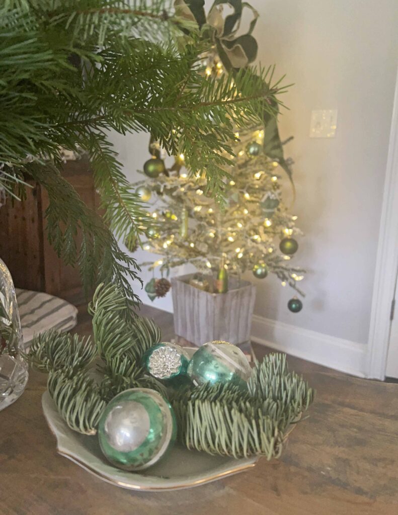 green themed Christmas Tree