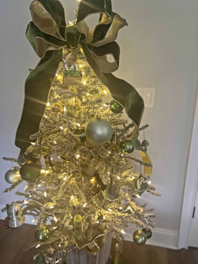 green themed Christmas Tree