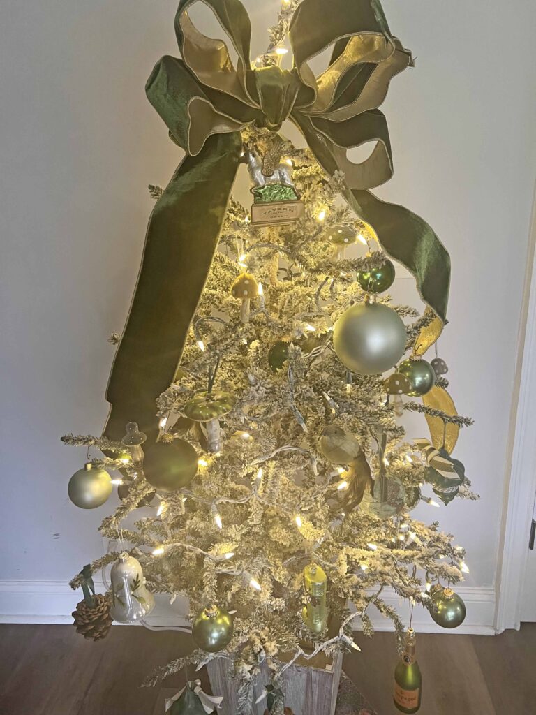 green themed Christmas Tree