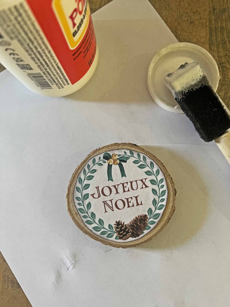 Dollar Tree stag canvas glow-up