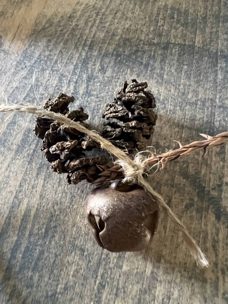 Dollar Tree stag canvas glow-up