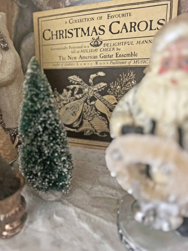 thrifted finds styled for Christmas