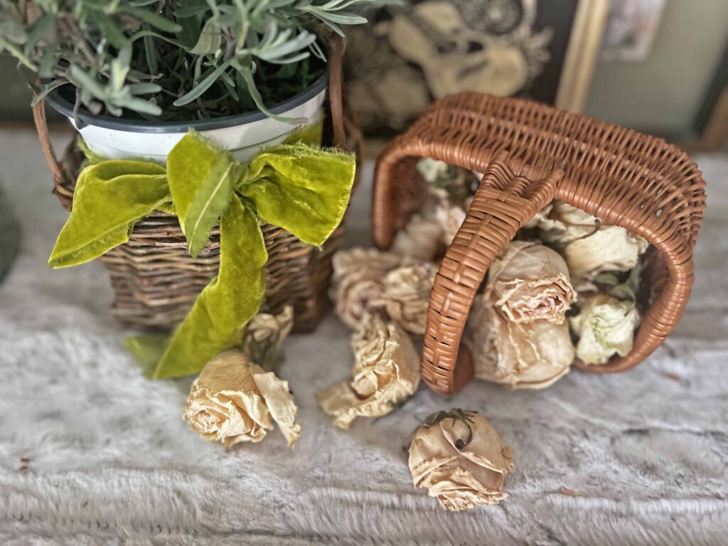 thrifted finds styled for Christmas