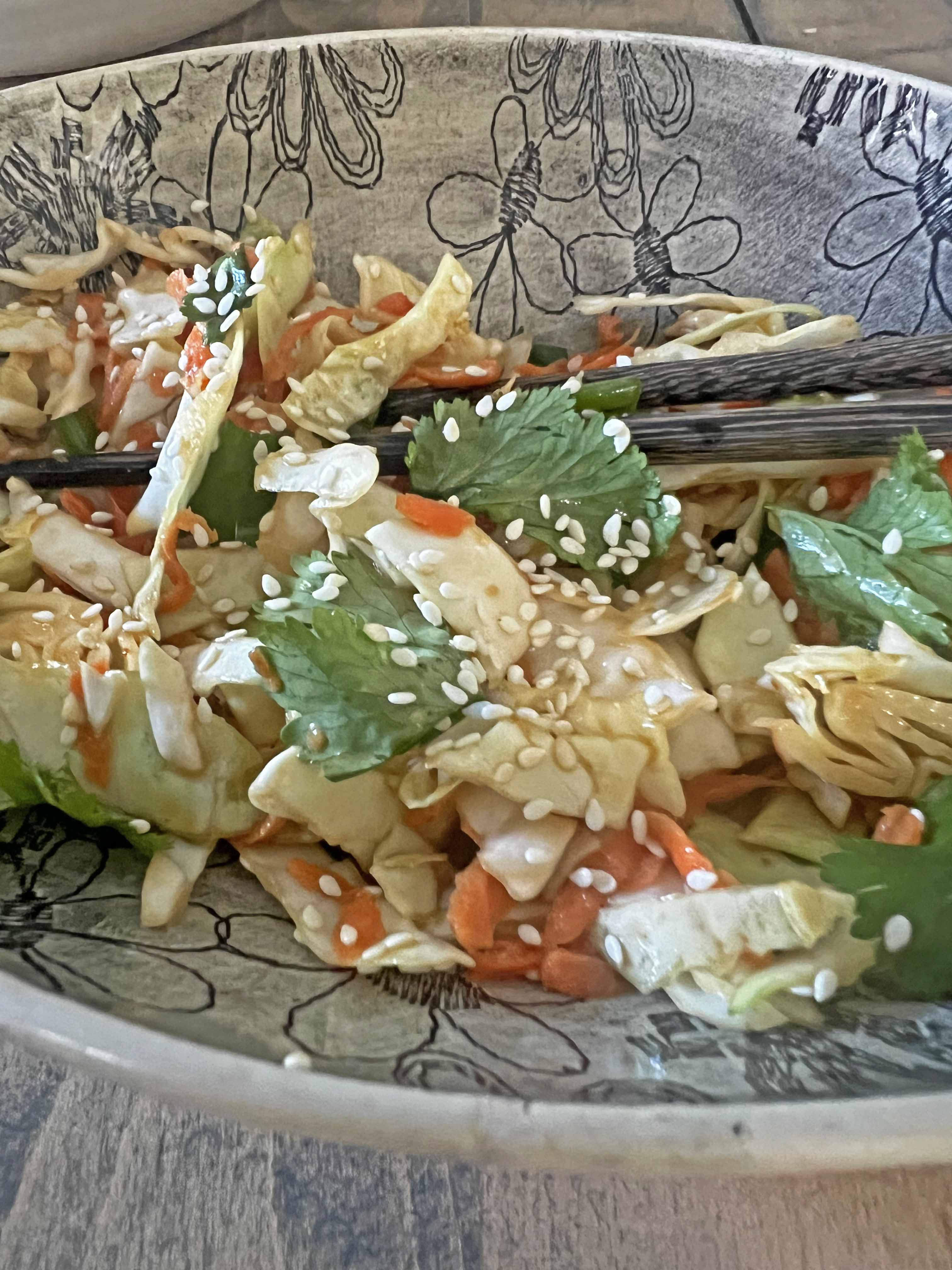 Asian slaw easy flavorful recipe