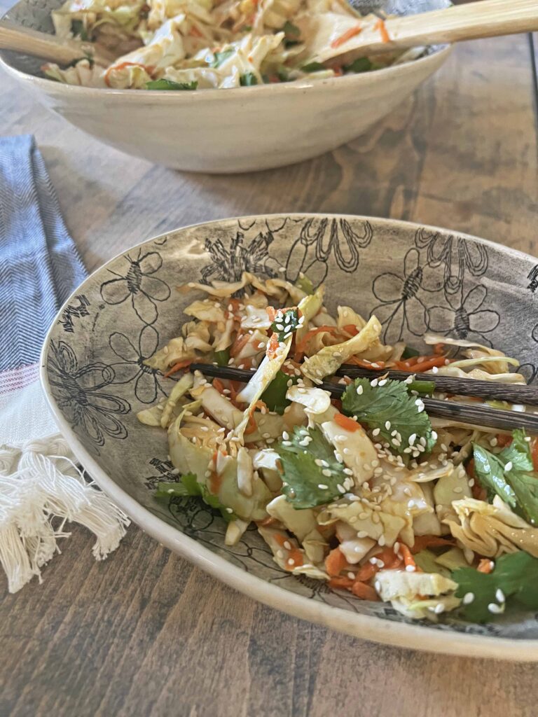 Asian slaw easy flavorful recipe