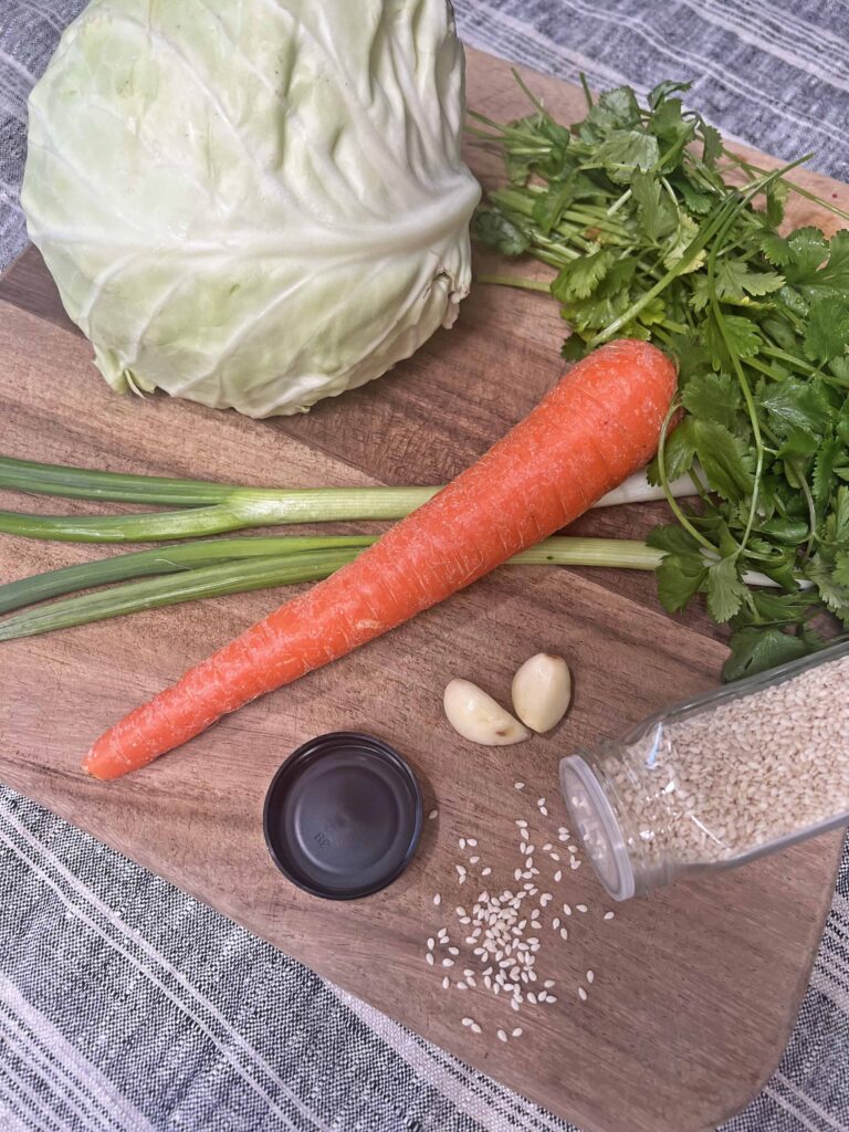 Asian slaw easy flavorful recipe